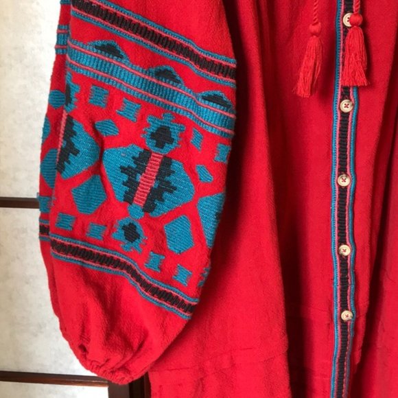 Free People In the Clear Embroidered Tunic Dress - Picture 8 of 8